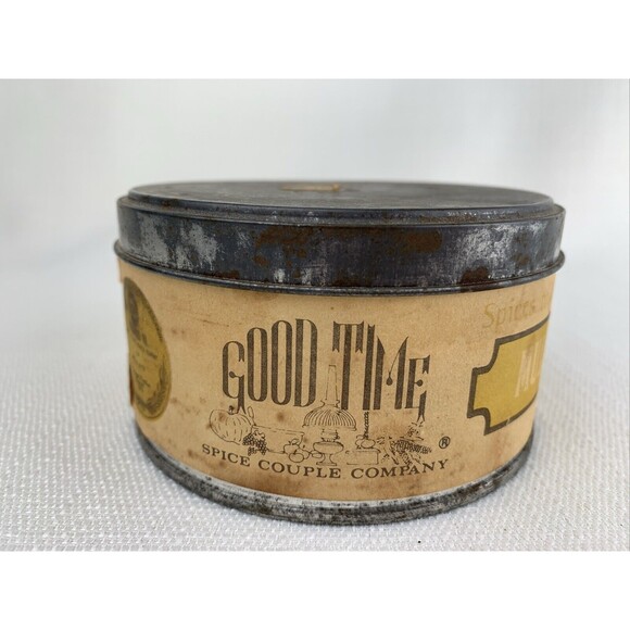Vintage Good Time Mulling Spices Tin‎ Spice Couple Company - Picture 5 of 11